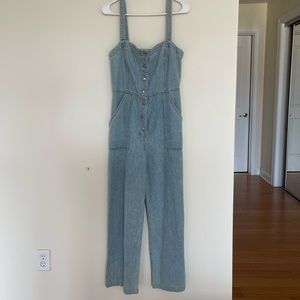 Reformation Bella Denim Jumpsuit